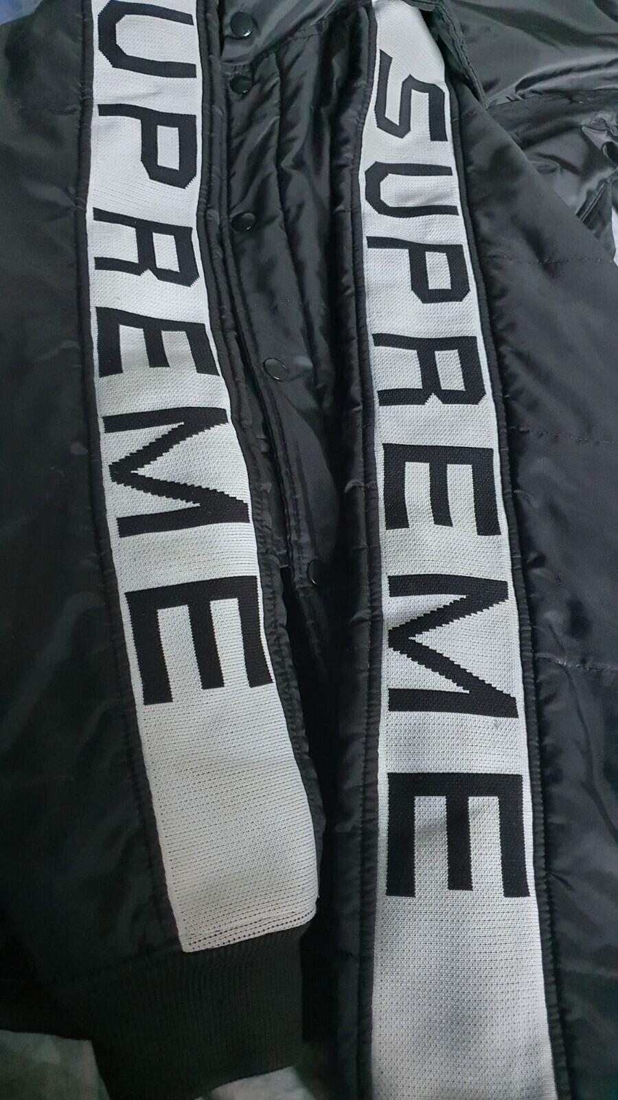 FW14 Supreme Daytona Pile Lined jacket Size M Medium black Vintage Rare 2014