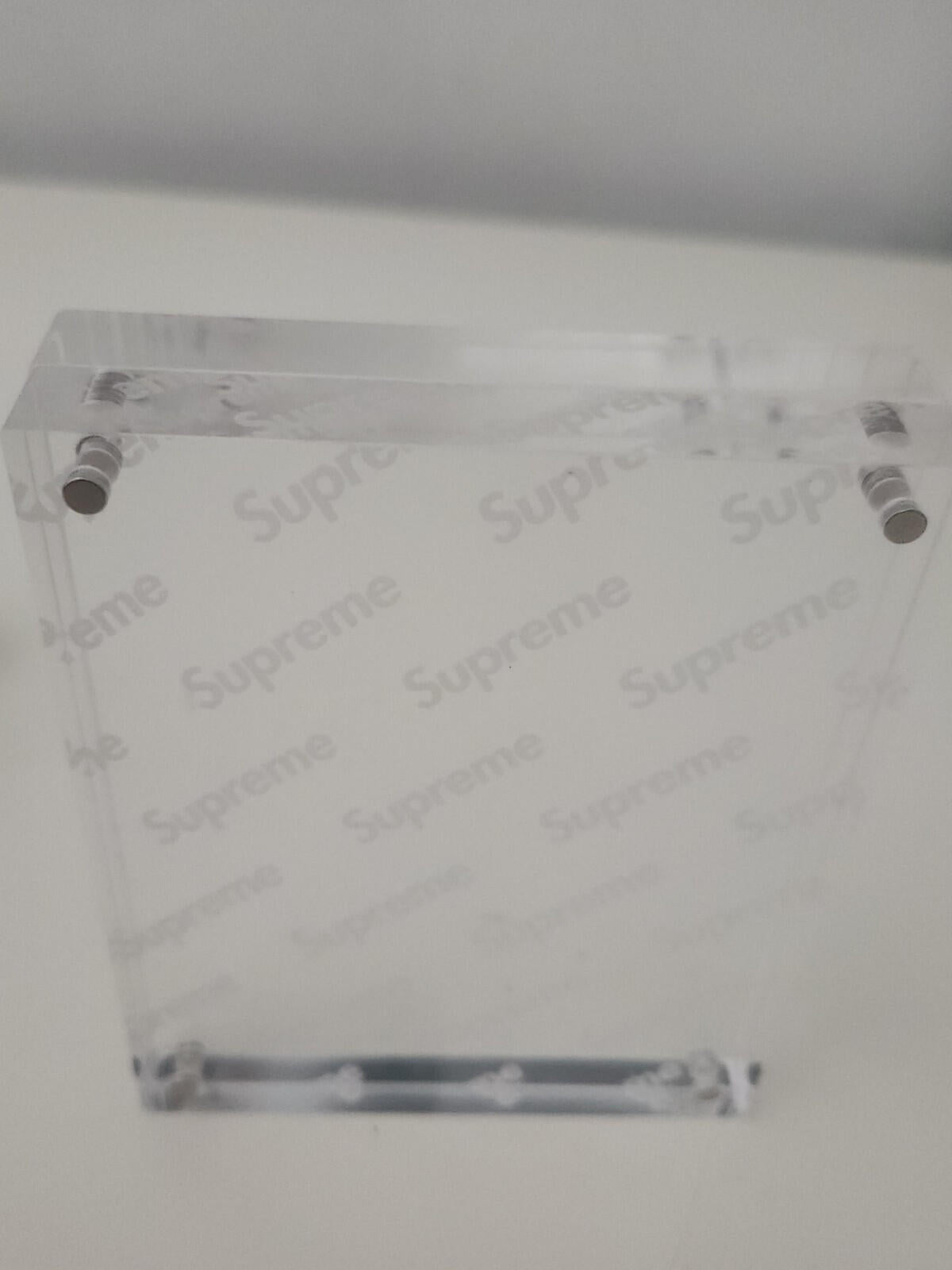 SS19 Supreme Acrylic Photo Frame (set of 2) clear Accessory