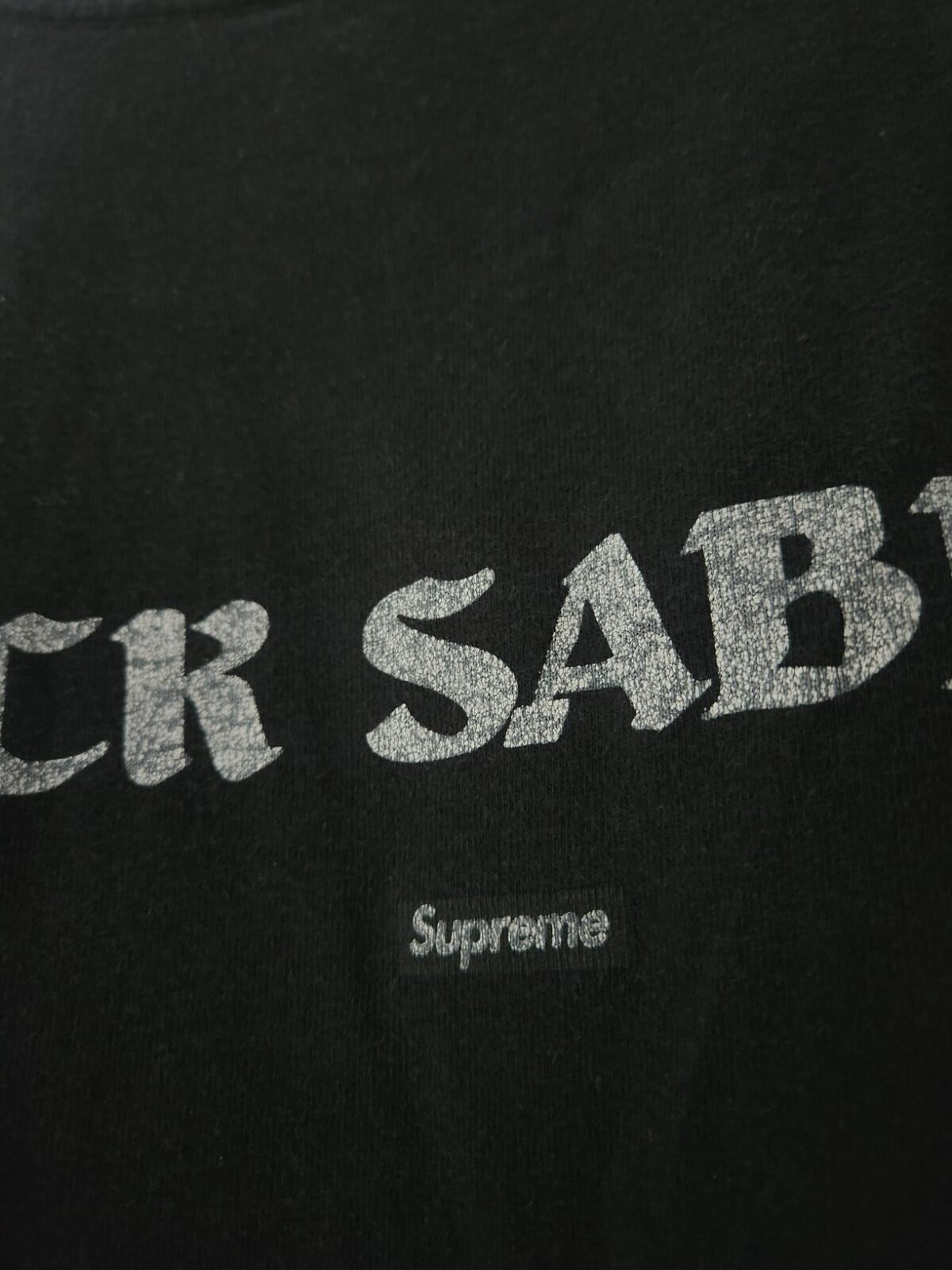 SS16 Supreme x Black Sabbath War Pigs Tee Black M Ozzy Osbourne