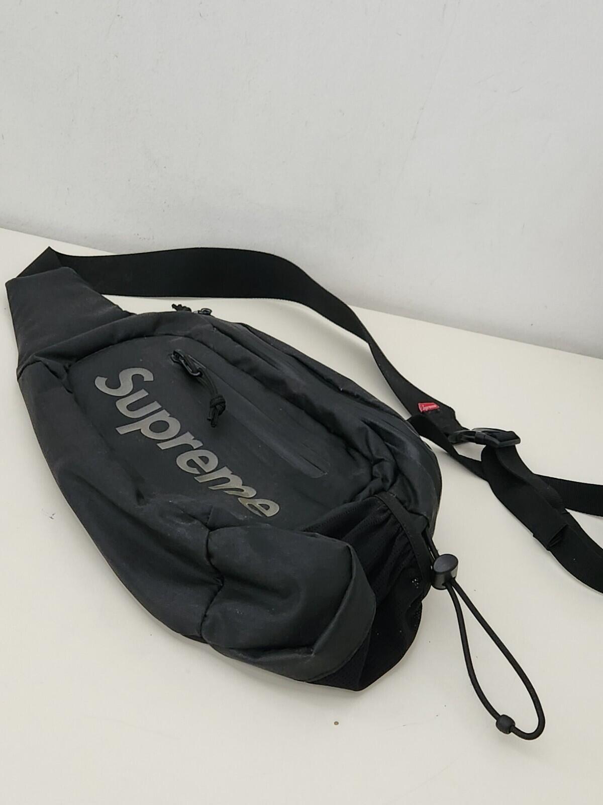 SS21 Supreme Sling Bag Black Water Resistant