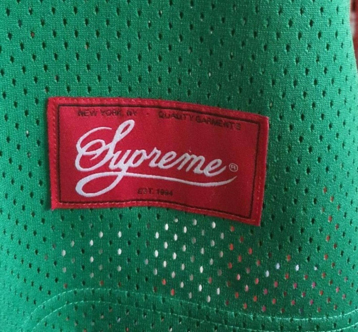 SS14 Supreme x Antihero Football Jersey Green Size M