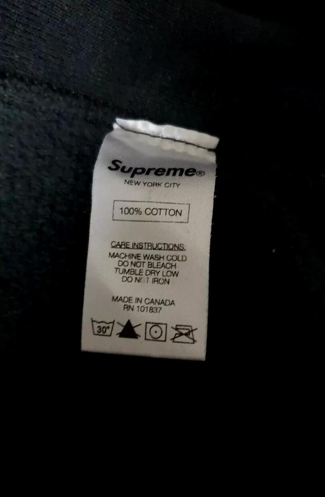 FW13 Supreme Ganesh Hanu Kapuzenpullover Schwarz Größe M