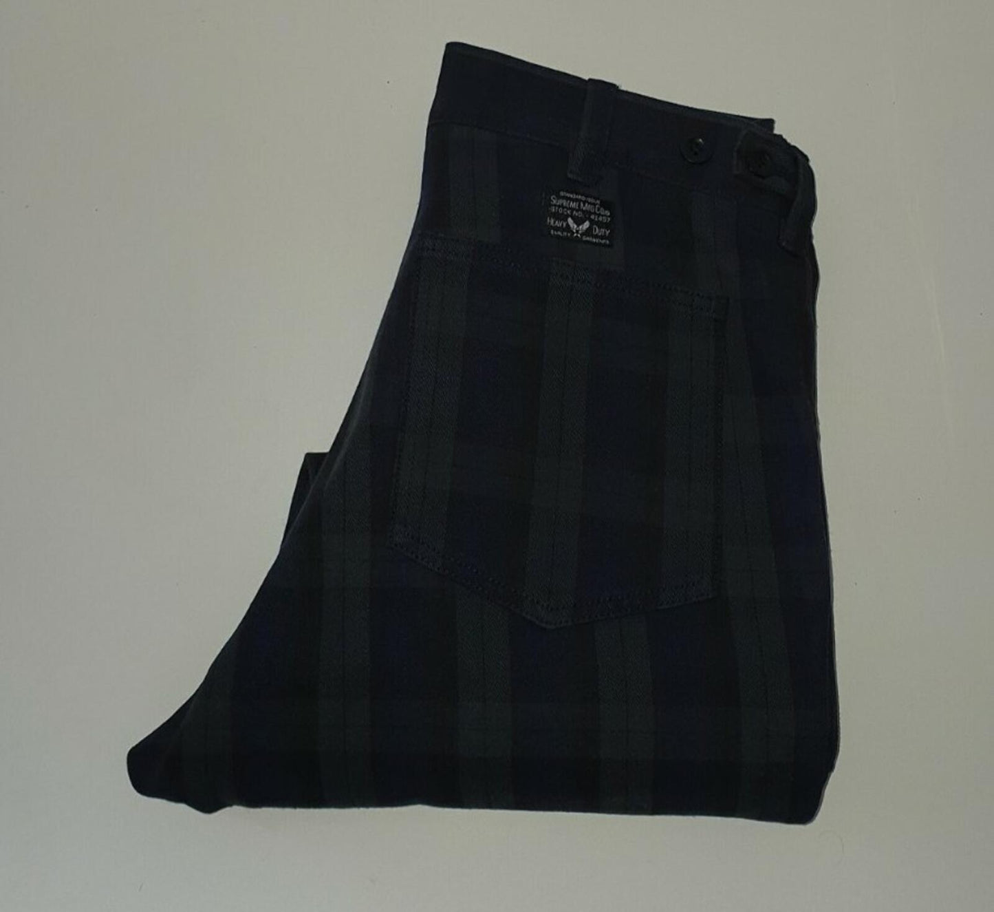 FW14 Supreme Flight Blackwatch plaid pant size 30 tartan trousers pants W30 L30