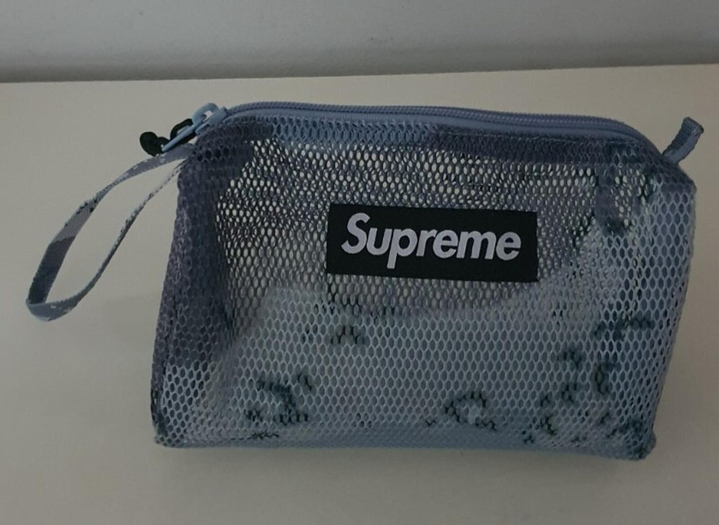 SS20 Supreme Utility Pouch Tasche Blau Chocolate Chip Camo