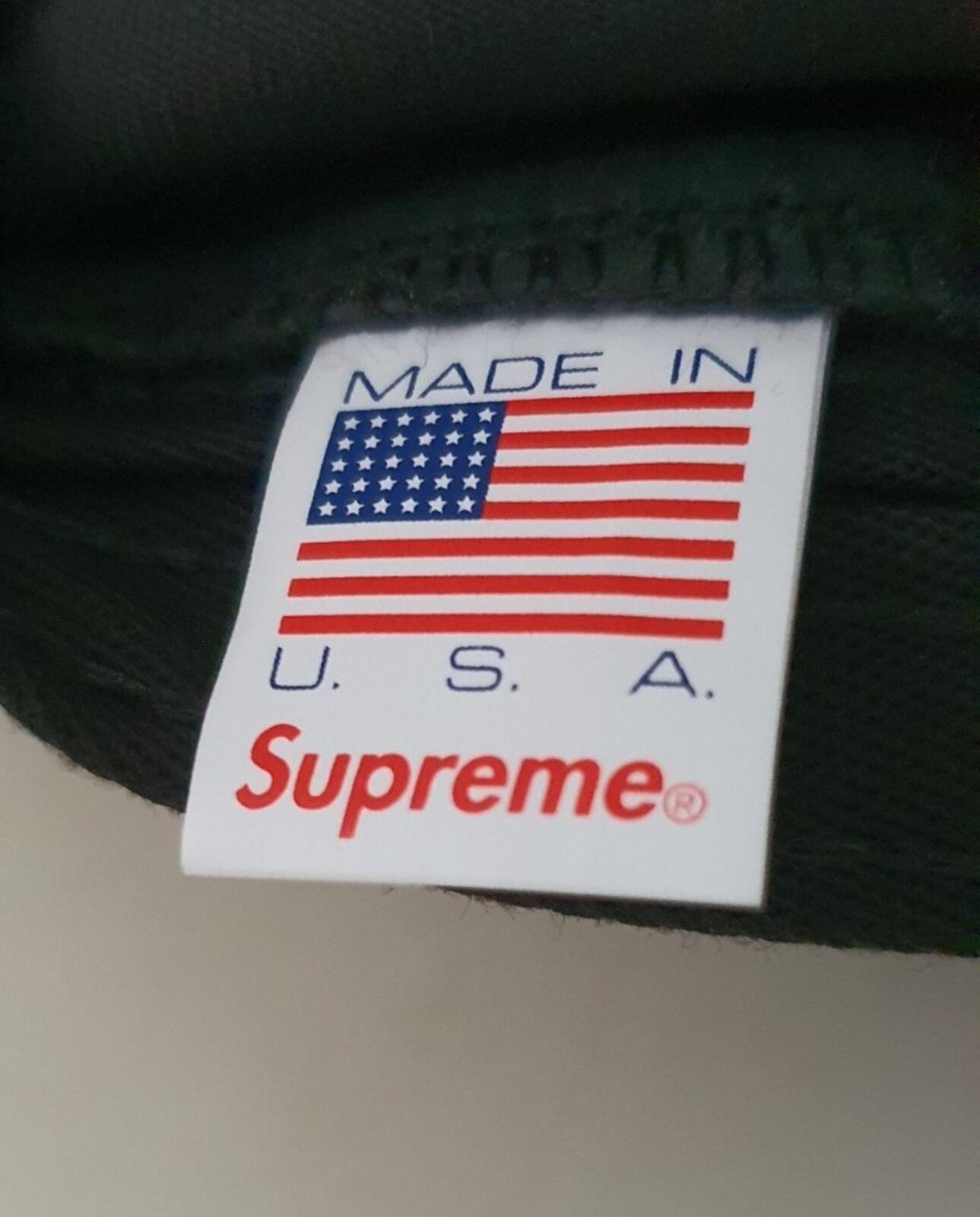 SS20 Supreme Lenticular Visor camp cap black nylon hat box logo