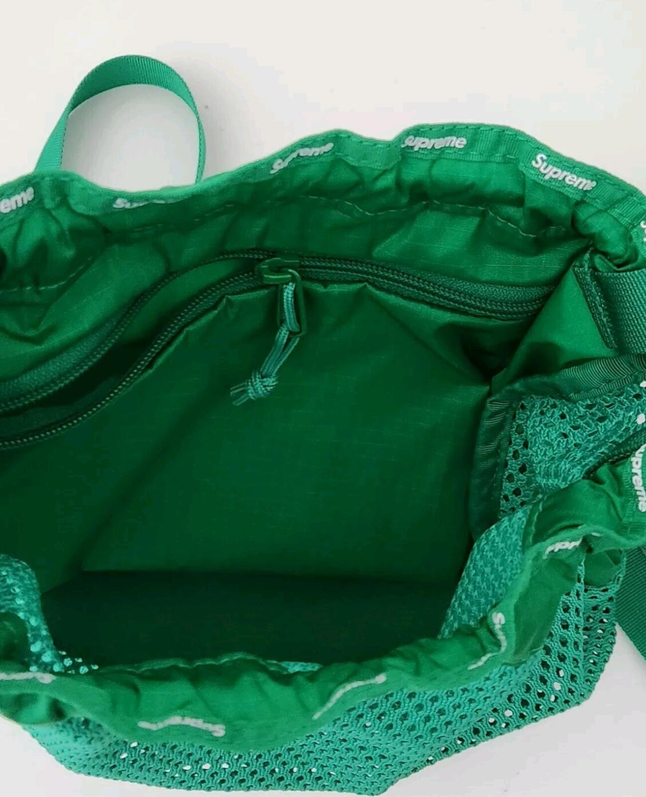 SS23 Supreme Mesh Small Backpack Bag Green 10L