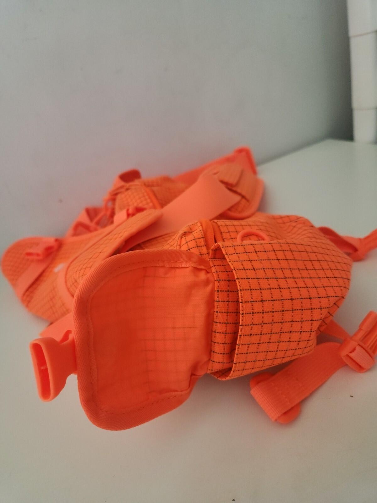 SS24 Supreme Mini Duffle Bag Water resistant 3M Reflective Orange Shoulder 5.5L