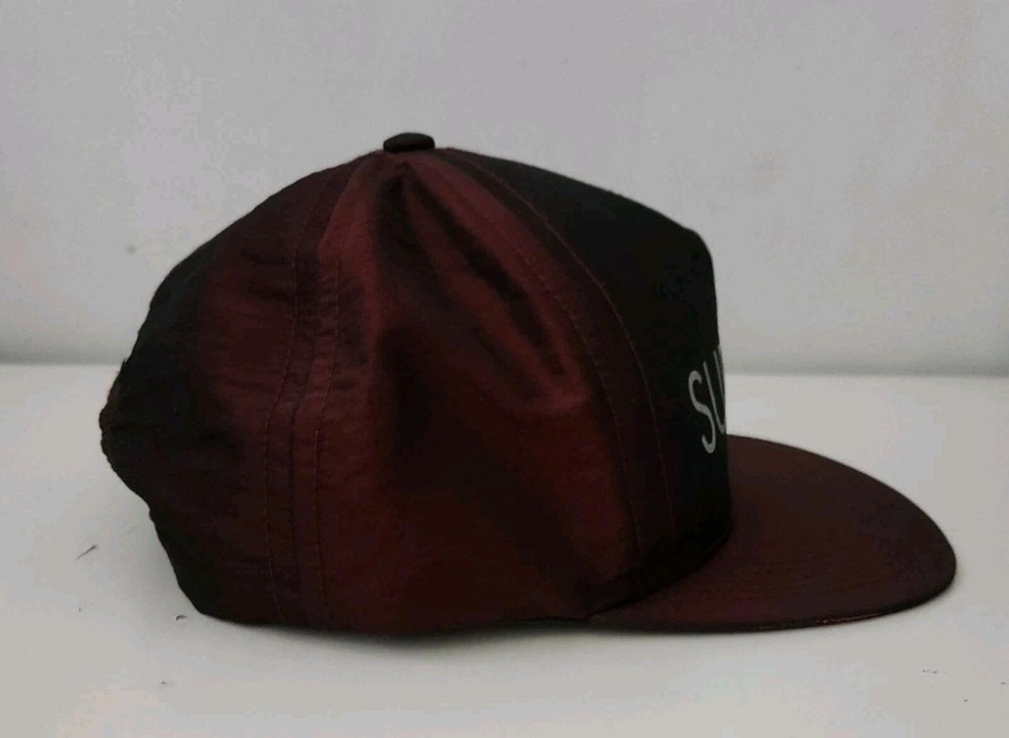 FW13 Supreme Iridescent 5- Panel Starter Cap Reflective Hat Rare Vintage 2013