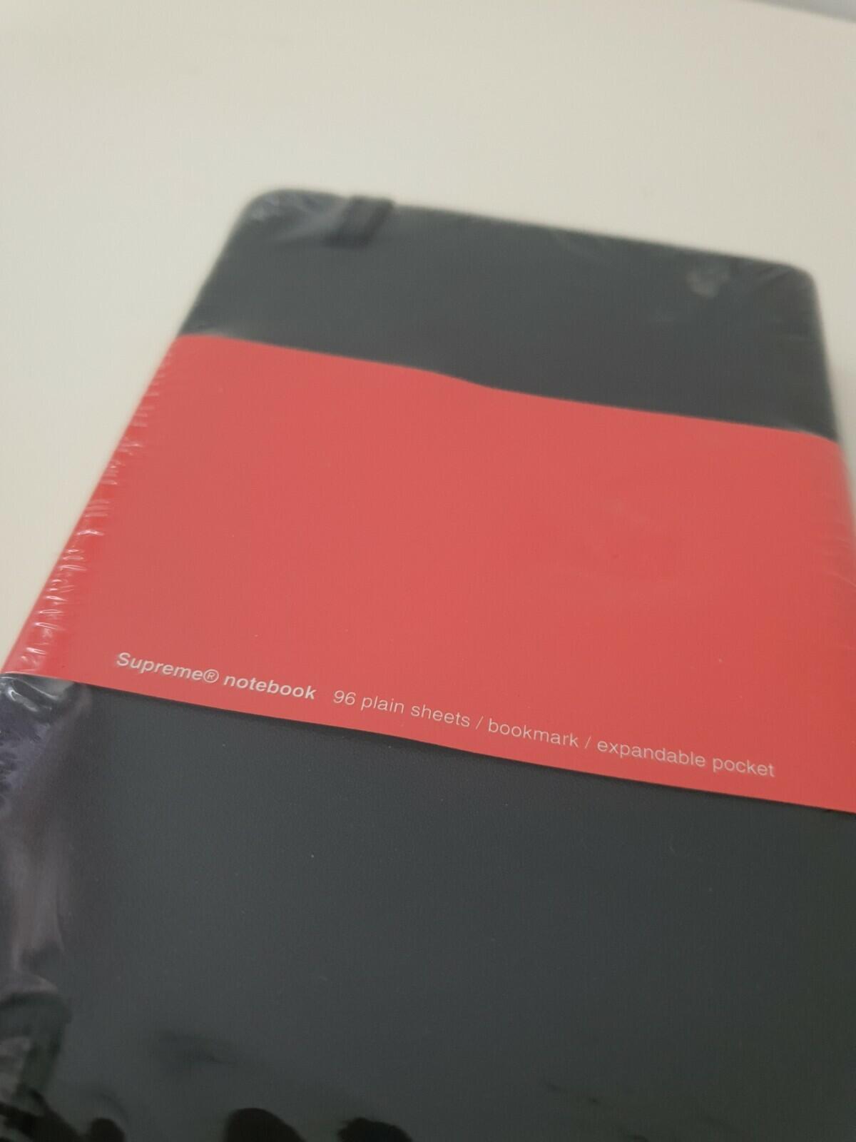 SS10 Supreme black notebook note pad book diaries A6 Vintage rare new Accessory