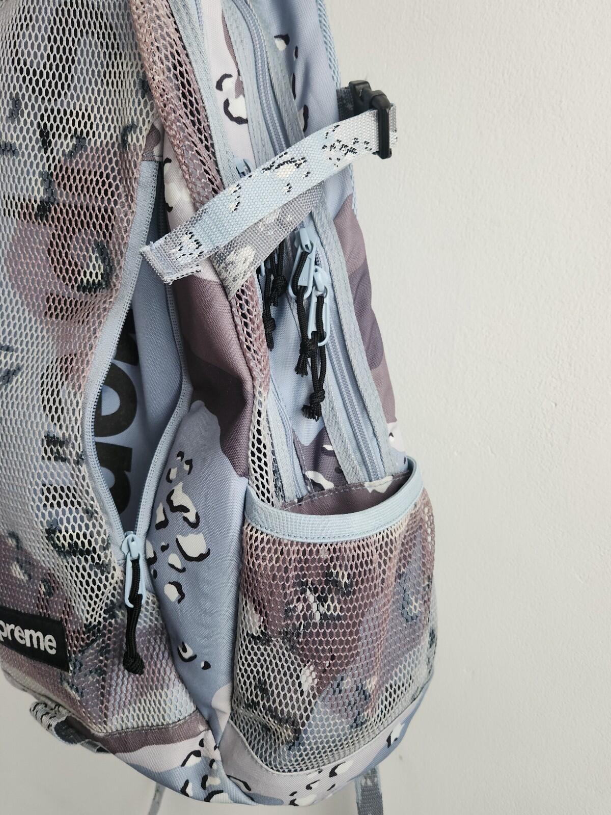 SS20 Supreme backpack Cordura Bag Mesh Blue Chocolate Chip Camo Rucksack