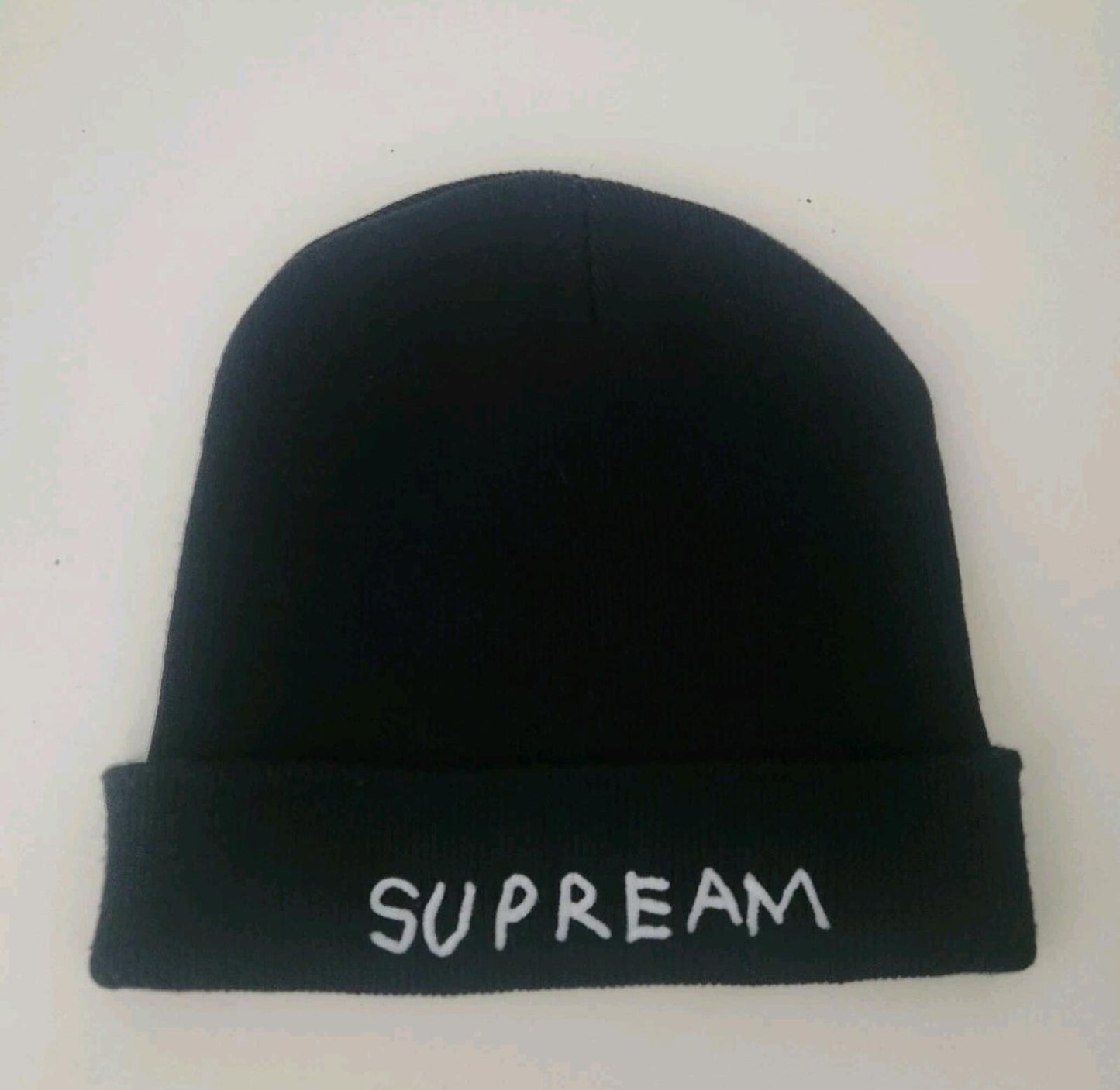FW13 Supreme Starter Piss Face Beanie Schwarz Mütze Supreme Mark Gonzales Vintage