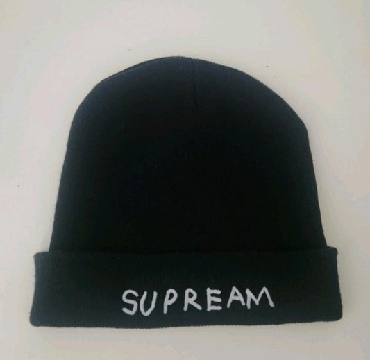 FW13 Supreme Starter Piss Face Beanie Schwarz Mütze Supreme Mark Gonzales Vintage