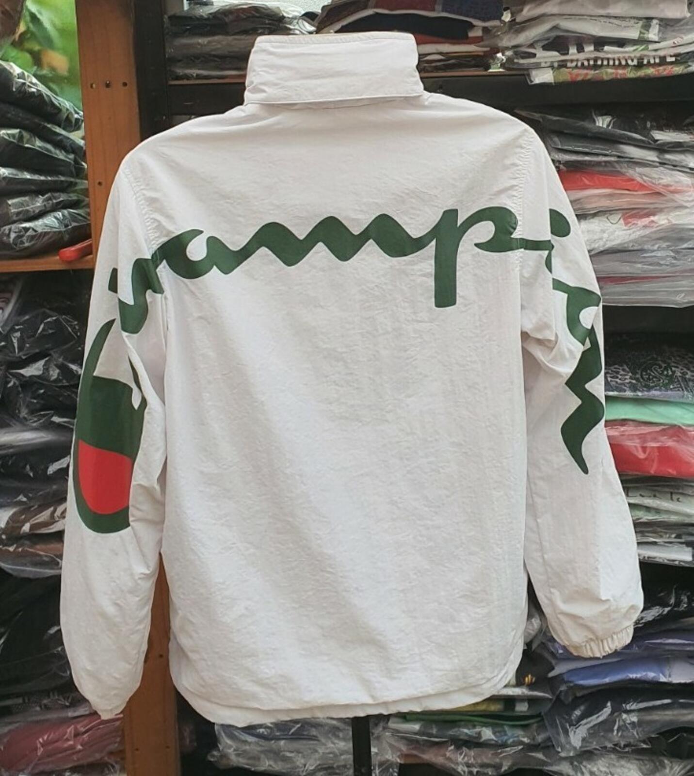SS18 Supreme x Champion Track jacket White Size M