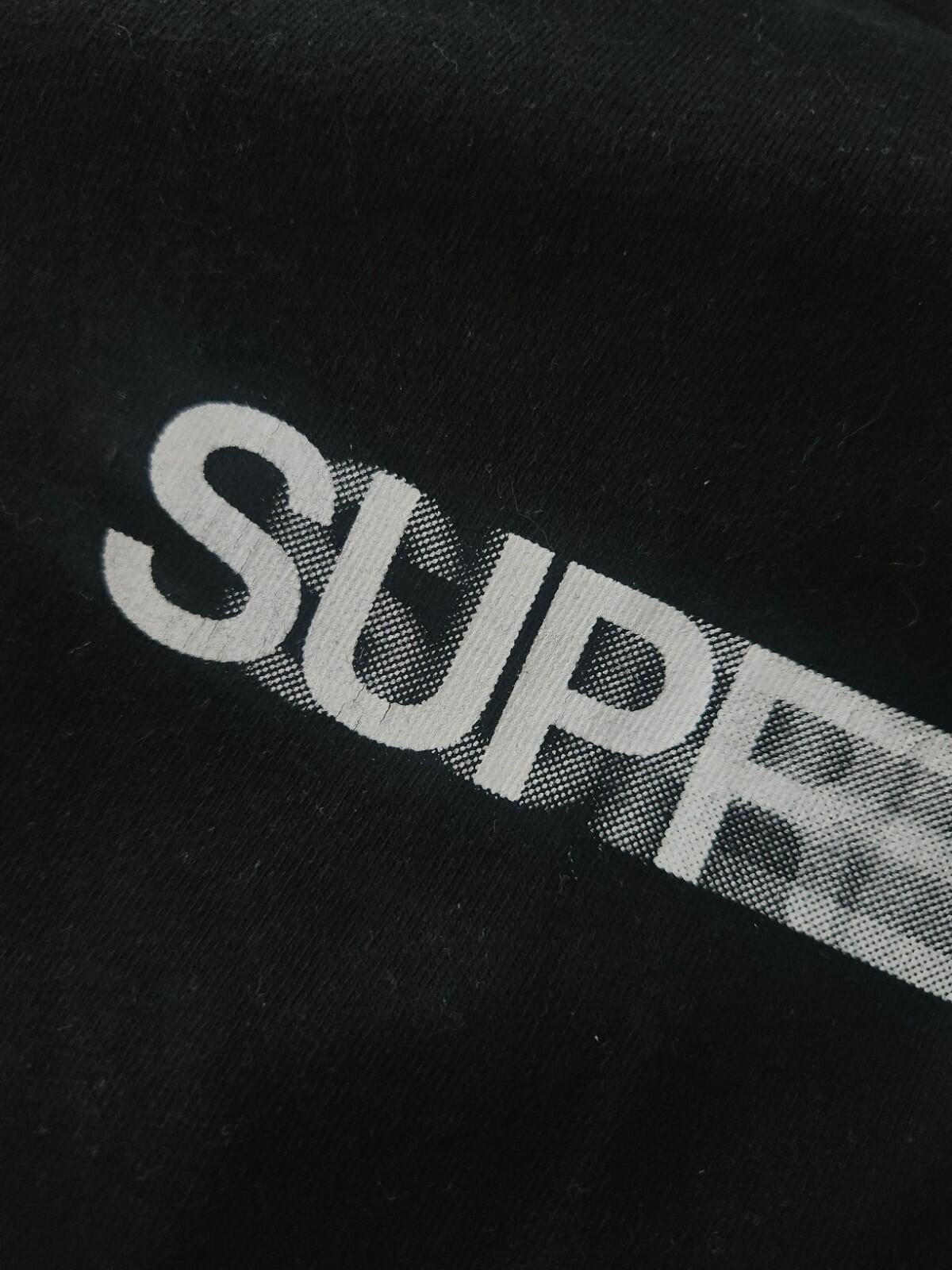 SS20 Supreme Motion tee Size L large black T-shirt made in USA