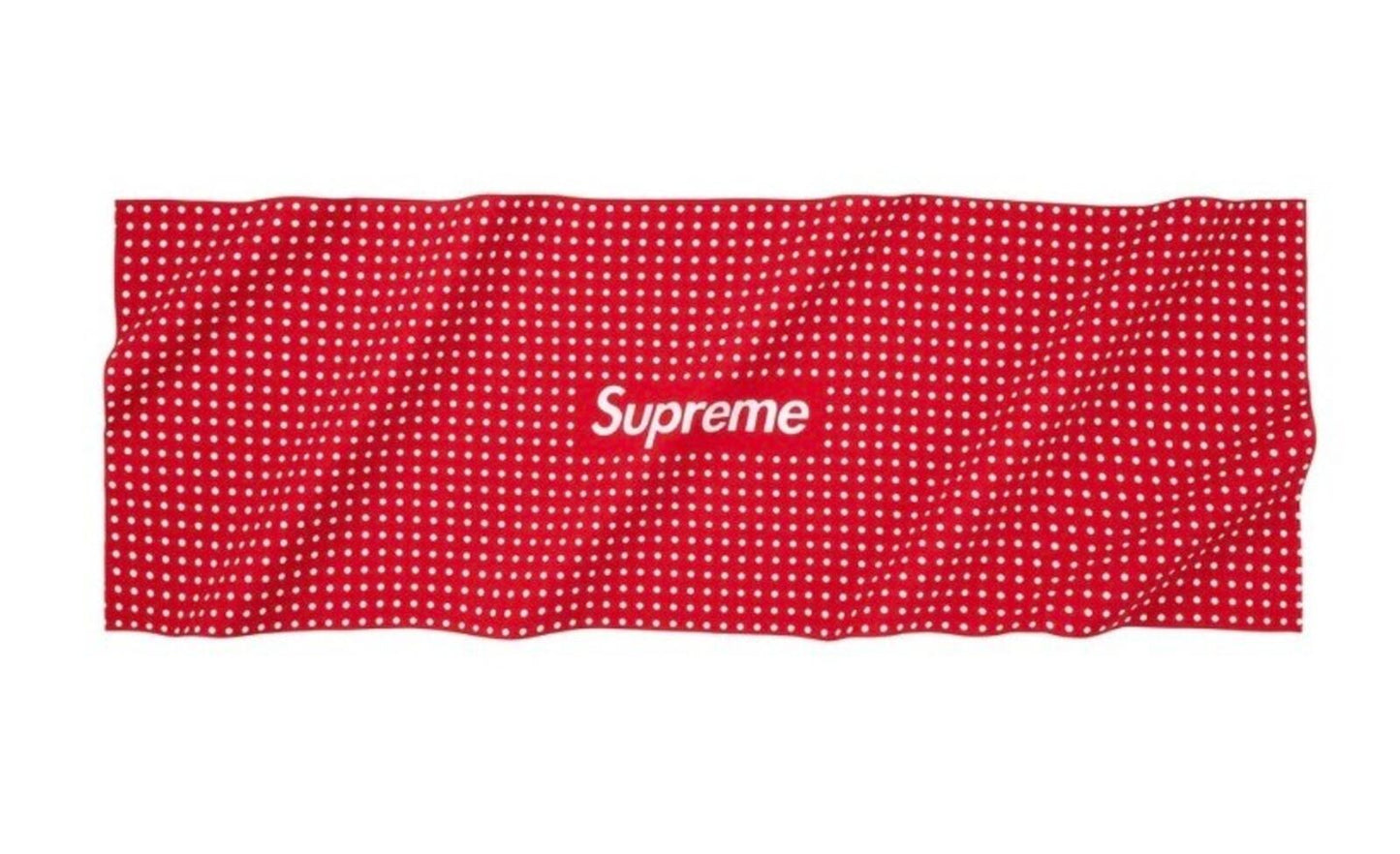 FW22 Supreme Tenugui Towel ( set of 2 ) Black Red Cotton Woven Towels Hand