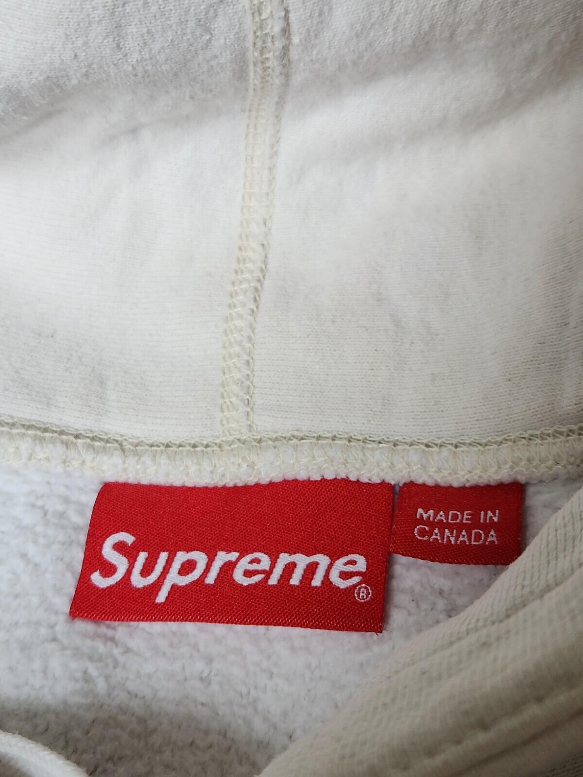 FW19 Supreme Delta Logo hooded sweatshirt Size M Medium Hoodie Natural