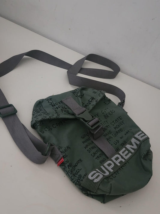 SS23 Supreme Field Side Bag Schulter Olive Gonz Wasserabweisend Gonzales Poems