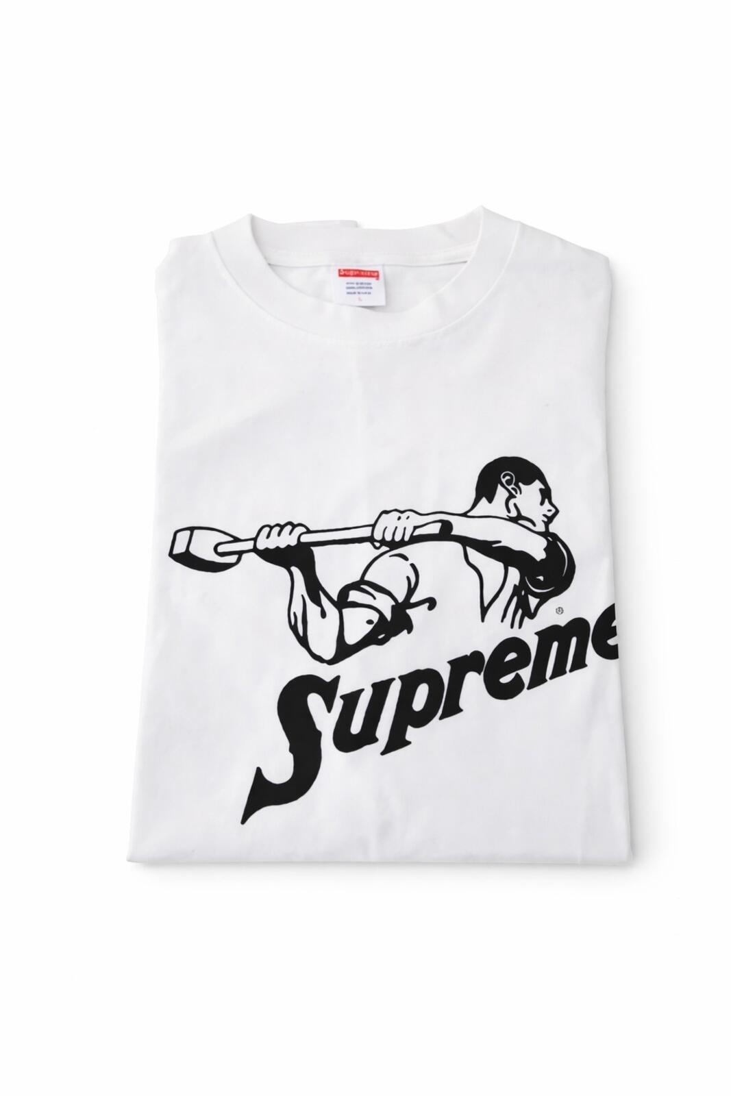 SS09 Supreme Sledge Hammer white Tee size large T-Shirt vintage Very Rare