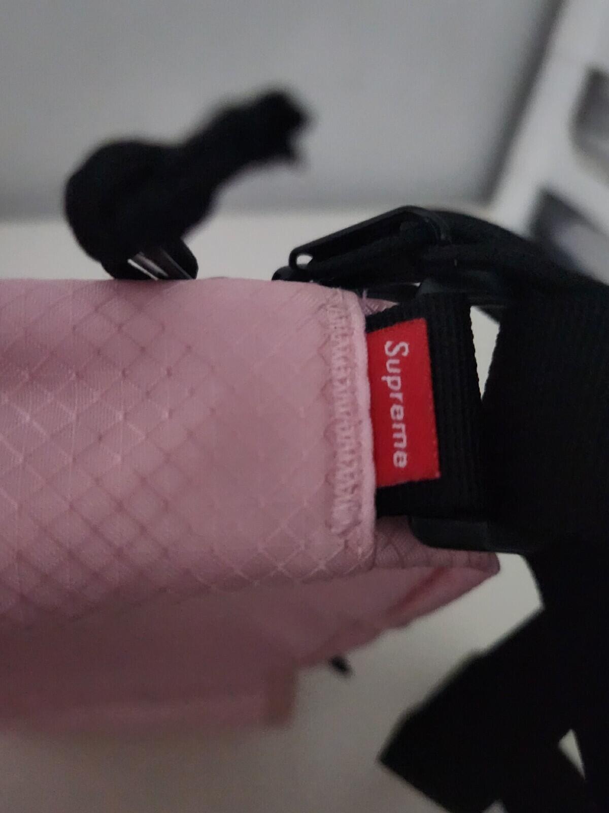 SS22 Supreme Side Bag Shoulder Pink Cordura Water resistant