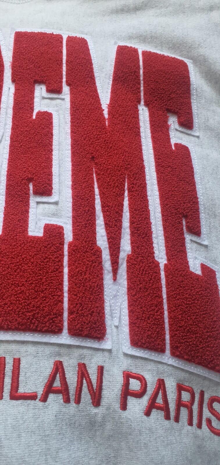 FW21 Supreme Cities Crewneck Gris Ceniza Talla M
