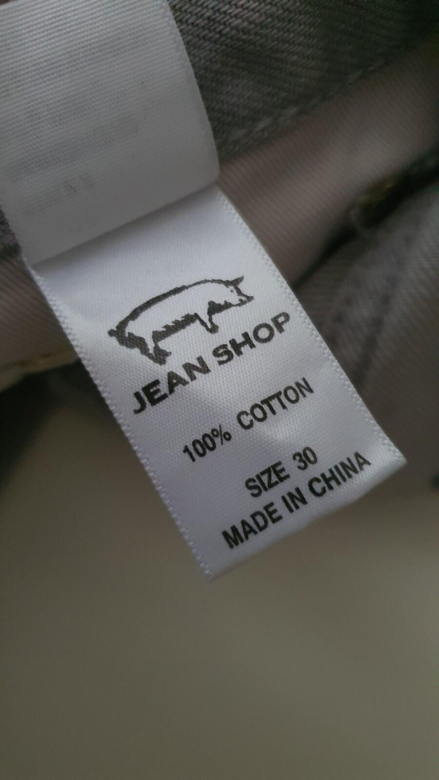 JEAN SHOP Mick  Jeans Washed Grey Denim Size W30 L32 Medium