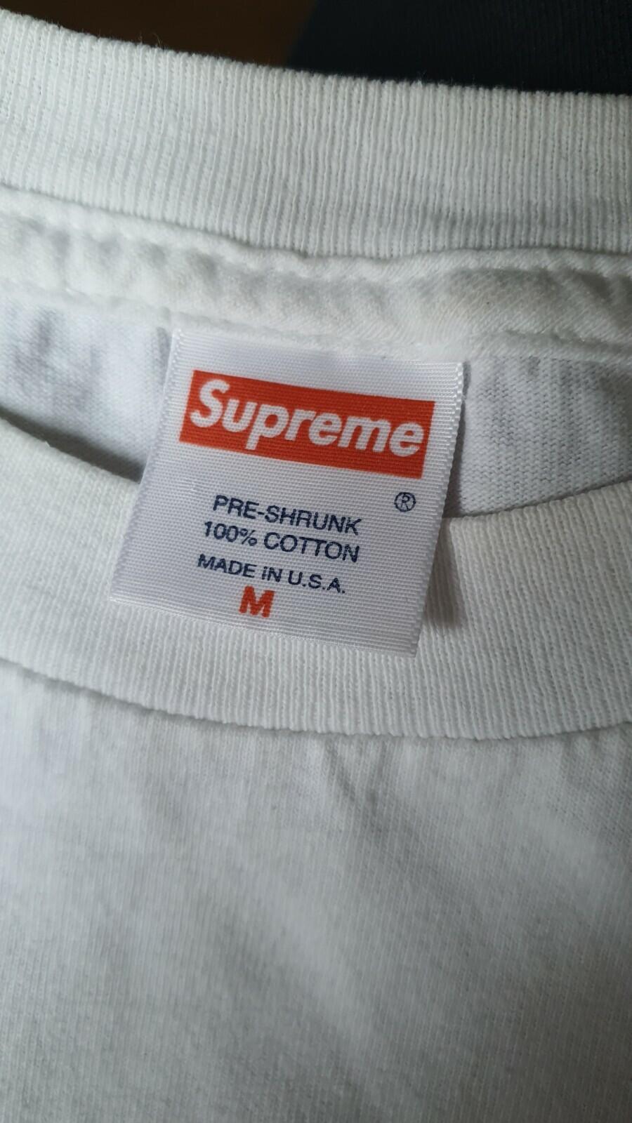 SS07 Supreme x Malcolm X Tee White Size M