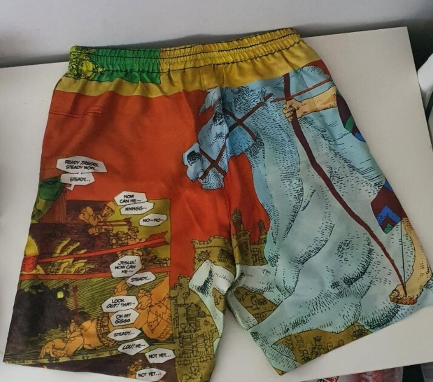 SS23 Supreme Ronin Silk Short Gold Size S