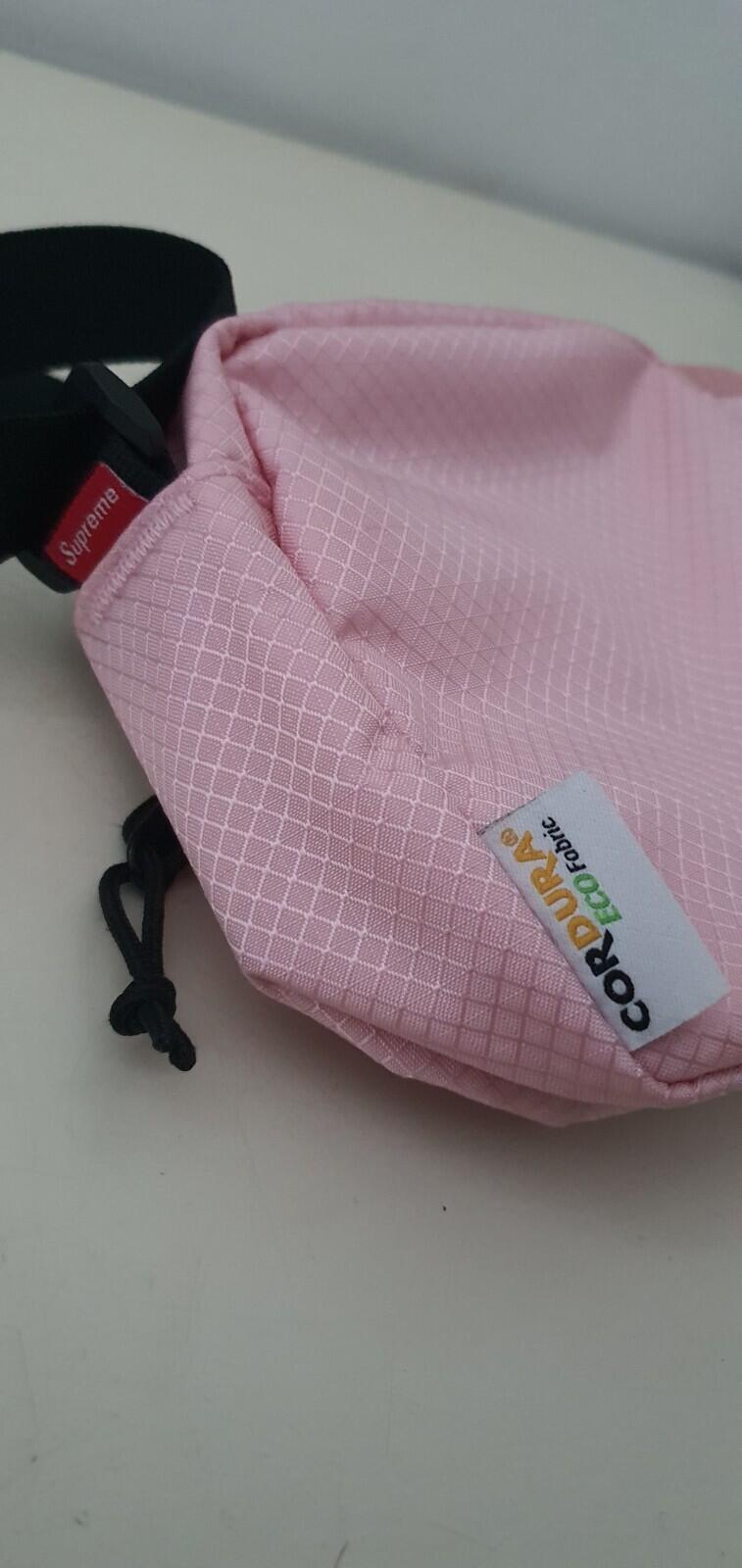 SS22 Supreme side bag pink Shoulder Cordura Water resistant Nalgene bottle 500ml