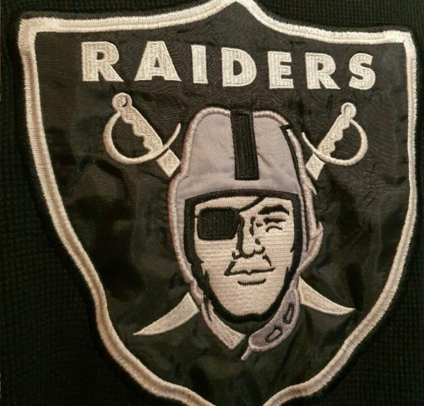 SS19 Supreme x NFL x Raiders x '47 thermal crewneck black size M medium