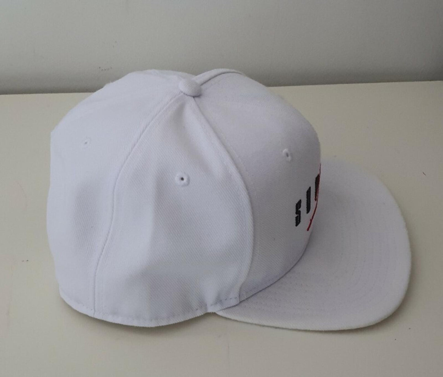 FW15 Supreme x Jordan White 6-Panel Kappe Jumpman Hat Selten 2015