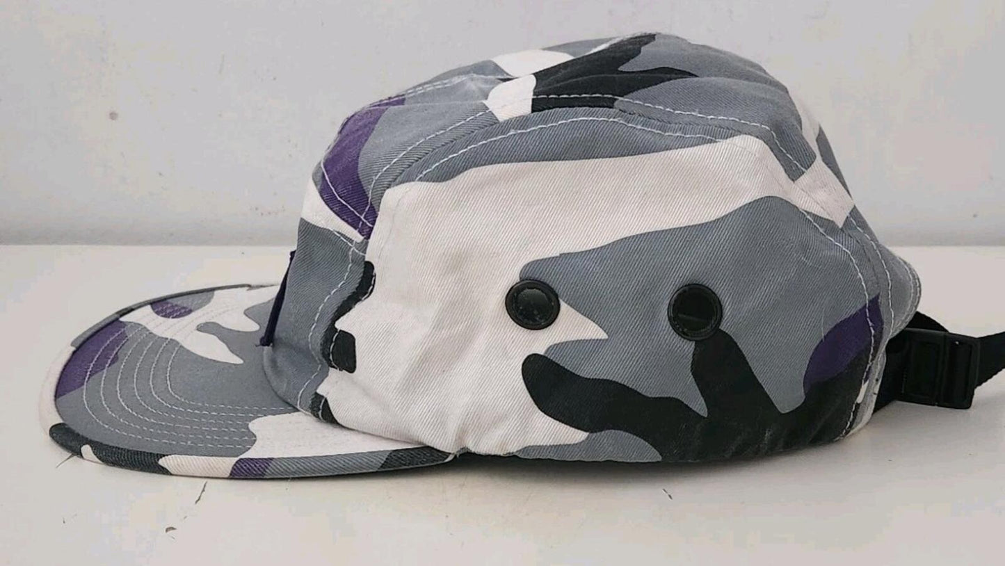 FW16 Supreme Camo Camp Cap Hut Military Purple Box Logo