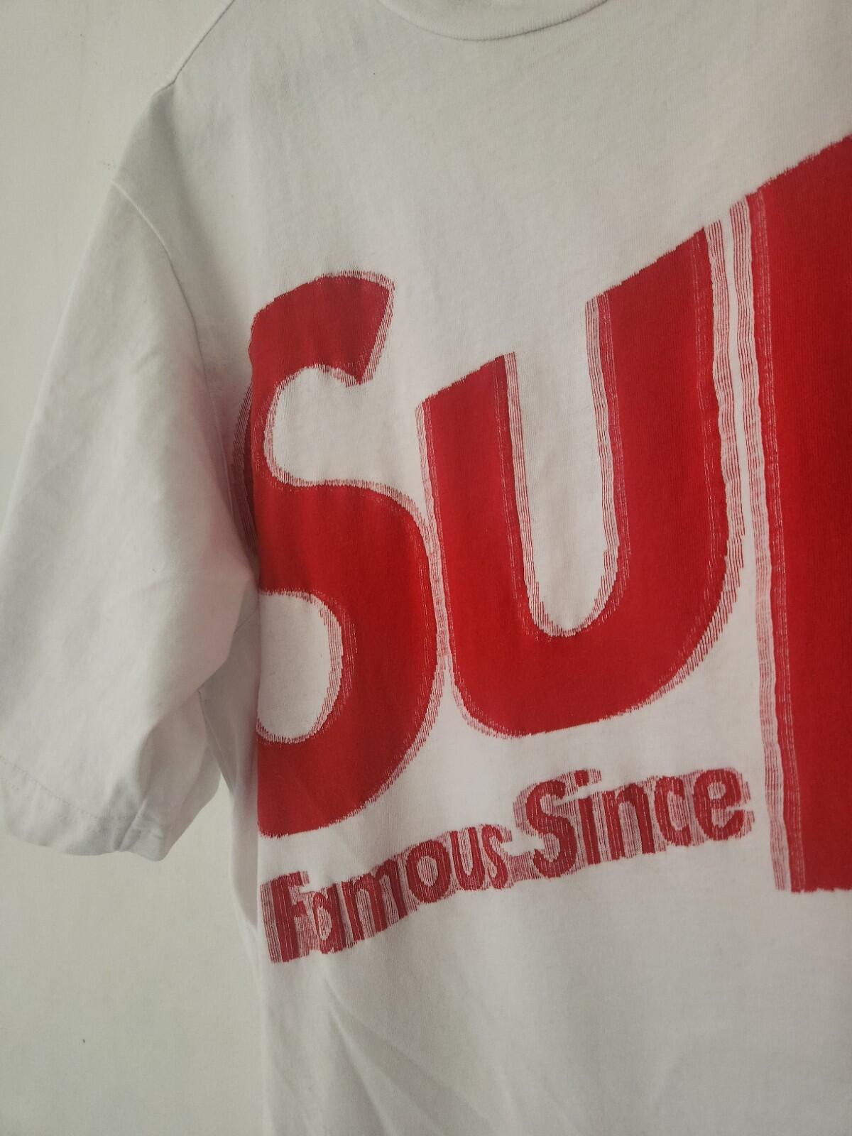 SS21 Supreme Intarsia Spellout S/S Top Tee White Size M