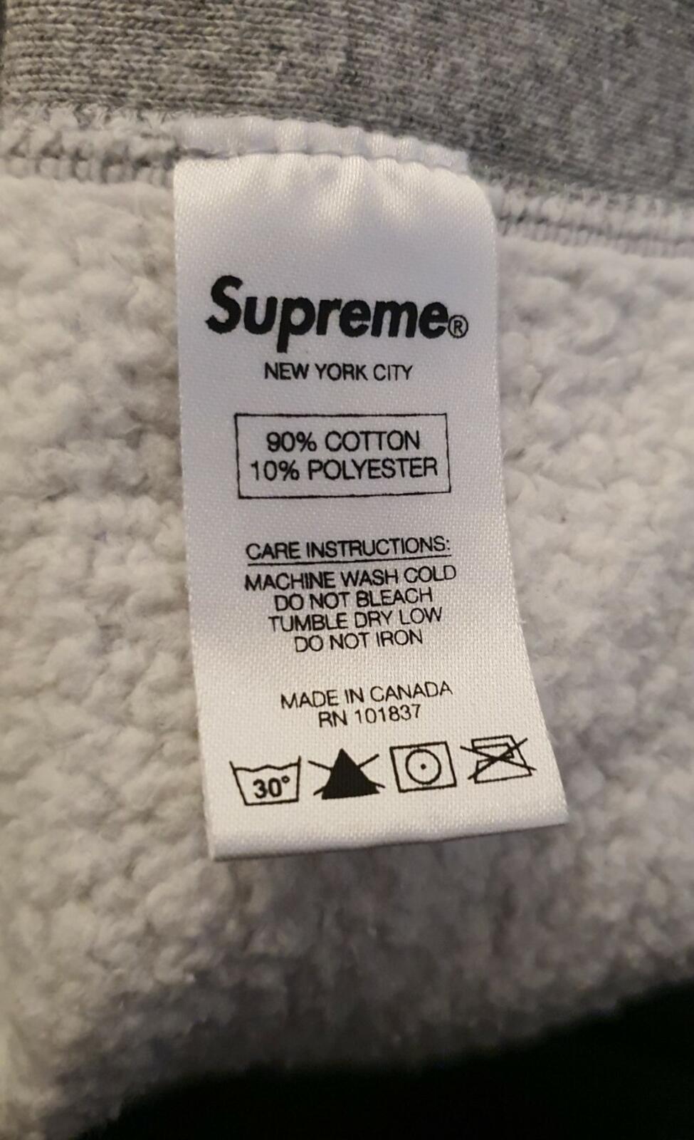 SS16 Supreme AliWarhol Hooded Sweatshirt Heather Grey Größe M Muhammad Ali