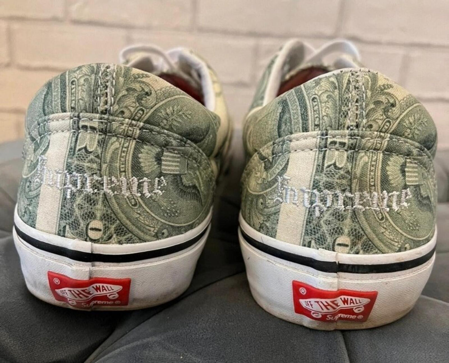 SS23 Supreme Vans Dollar Skate Era UK 10 US 11 EU 44.5 Trainers