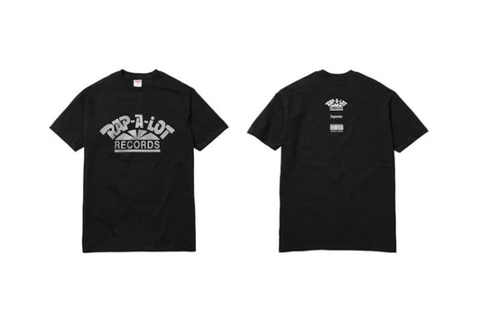 Camiseta Supreme Rap A Lot Records SS17 negra talla L