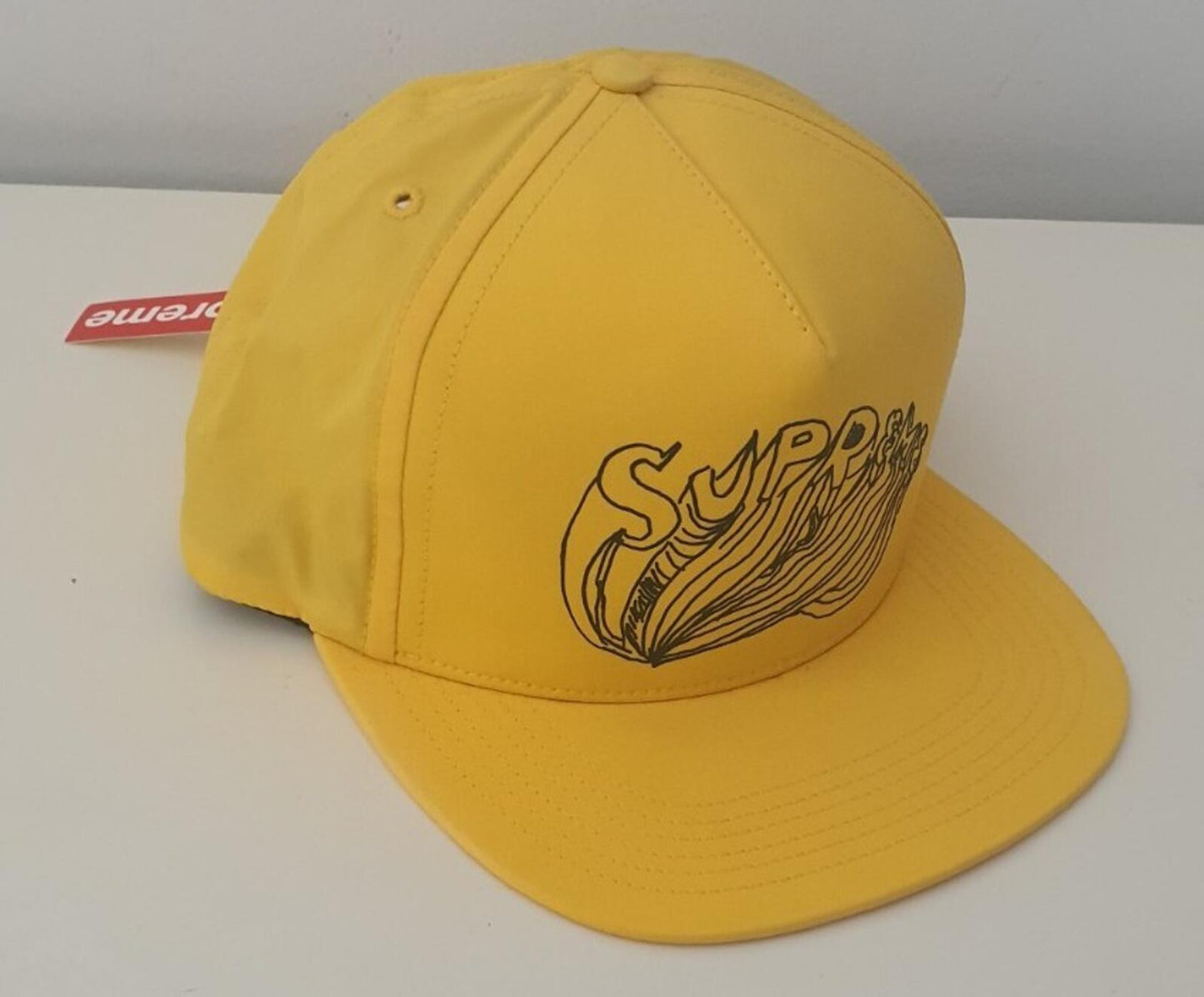 SS15 Supreme x Daniel Johnston 5-panel Cap Yellow