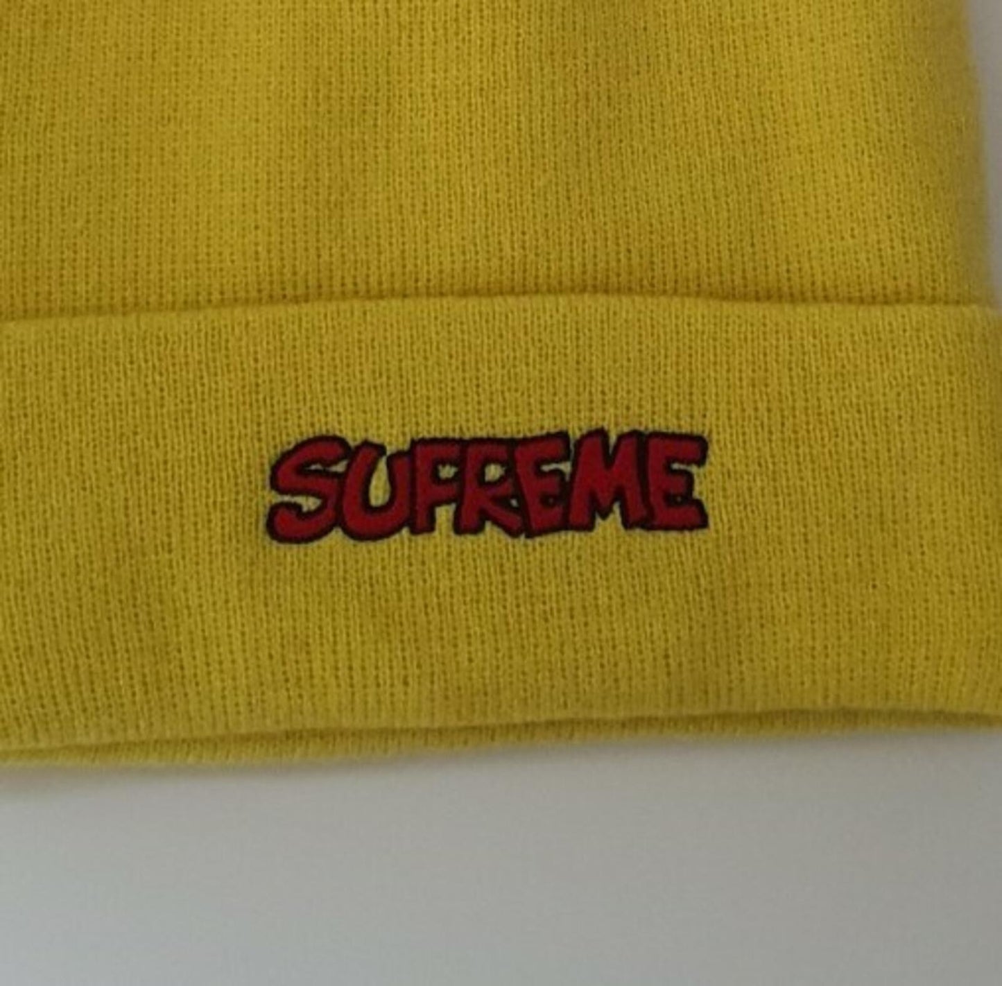 FW20 Supreme x Smurfs beanie Yellow Hat