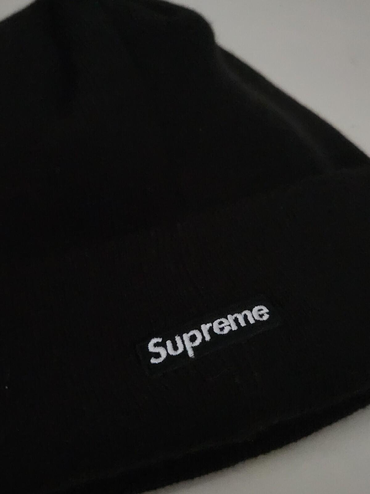 FW20 Supreme New Era Sequin beanie black Hat New