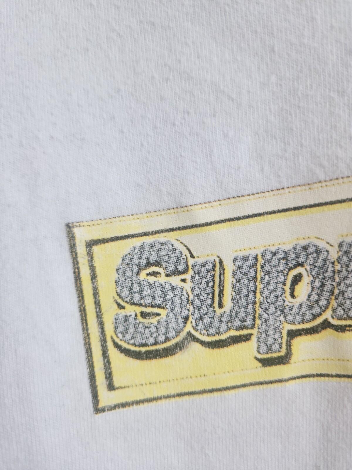 SS13 Supreme Bling Box Logo Tee size M medium white T-shirt Rare Vintage 2013