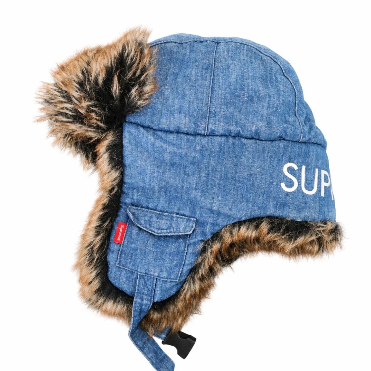 FW10 Supreme Denim Trooper Hat Blue