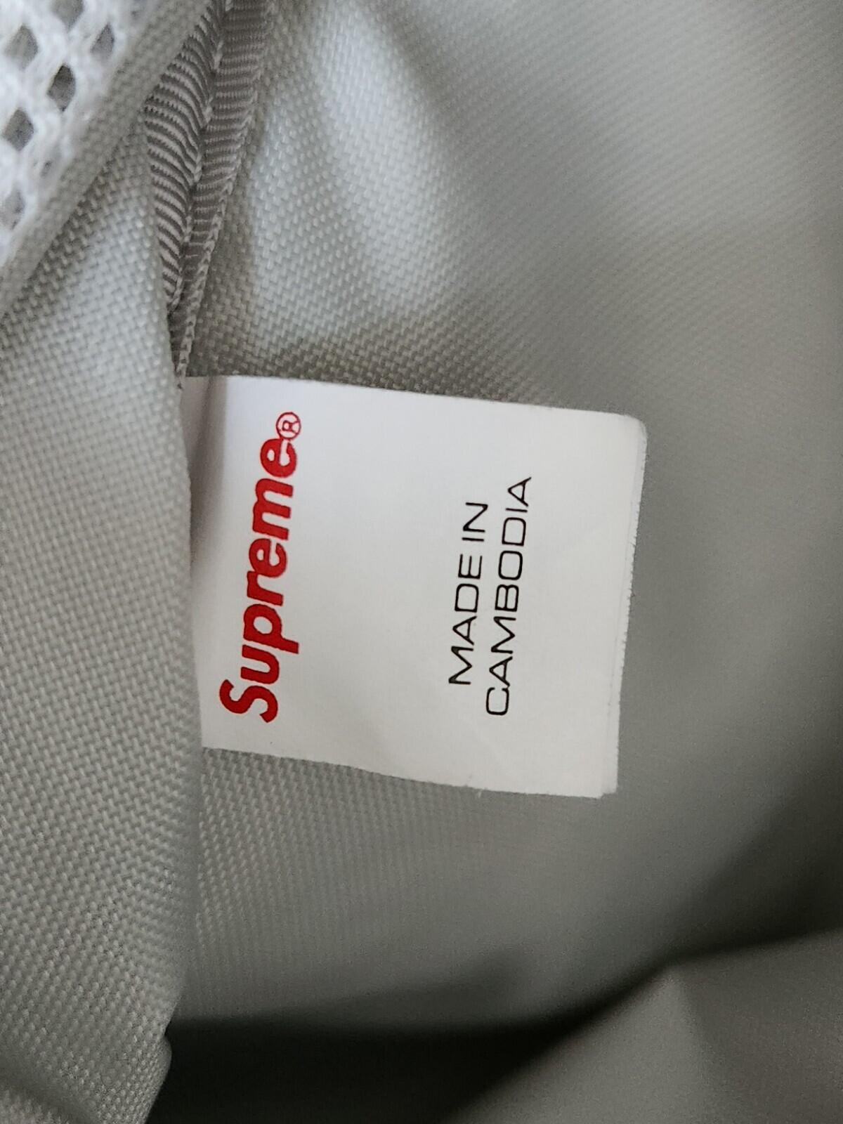 SS22 Supreme Sling Bag Silver Backpack Waist Shoulder Bag Water Resistant