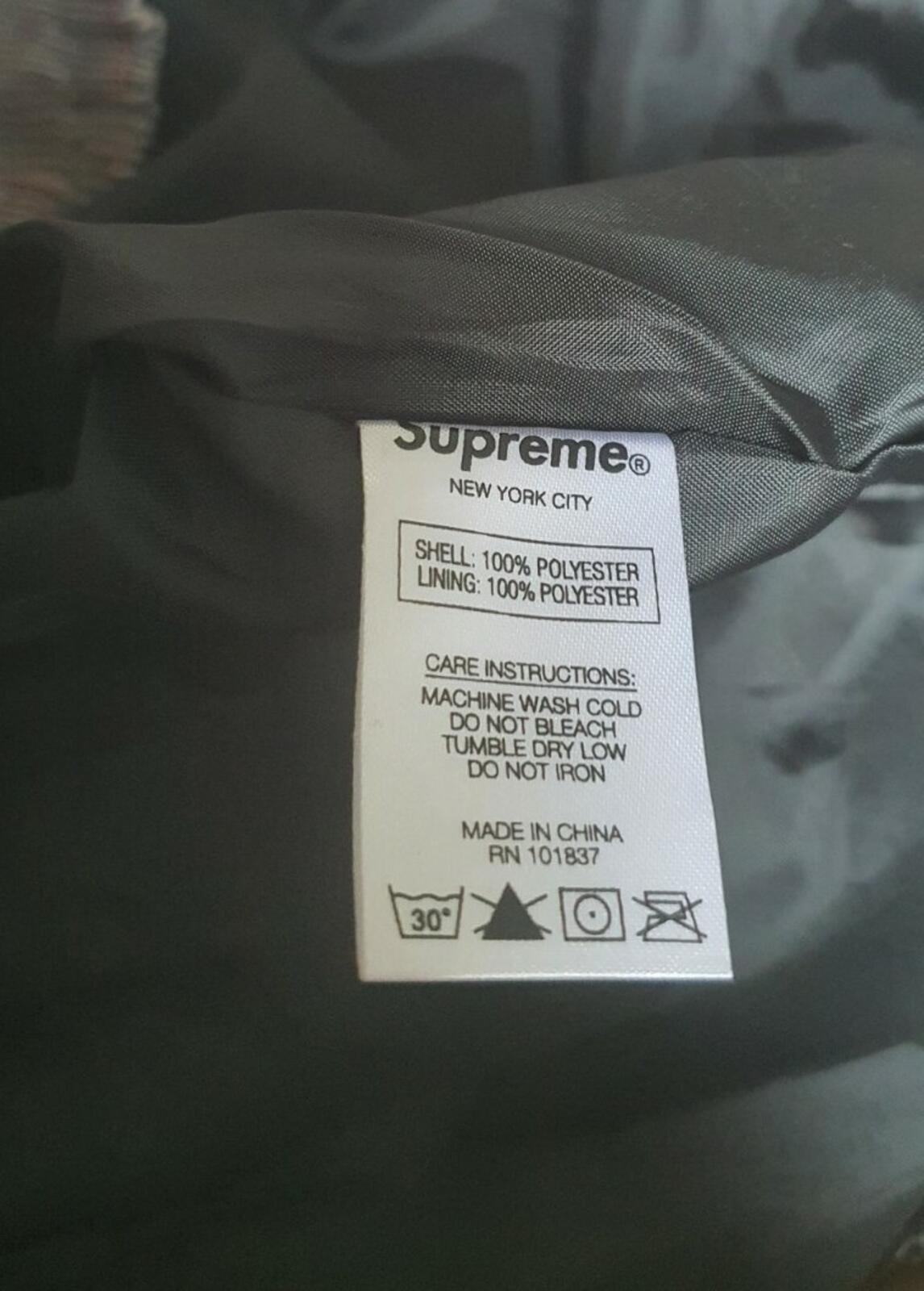SS20 Supreme Track Half Zip Pullover Jacket Tan Plaid size M