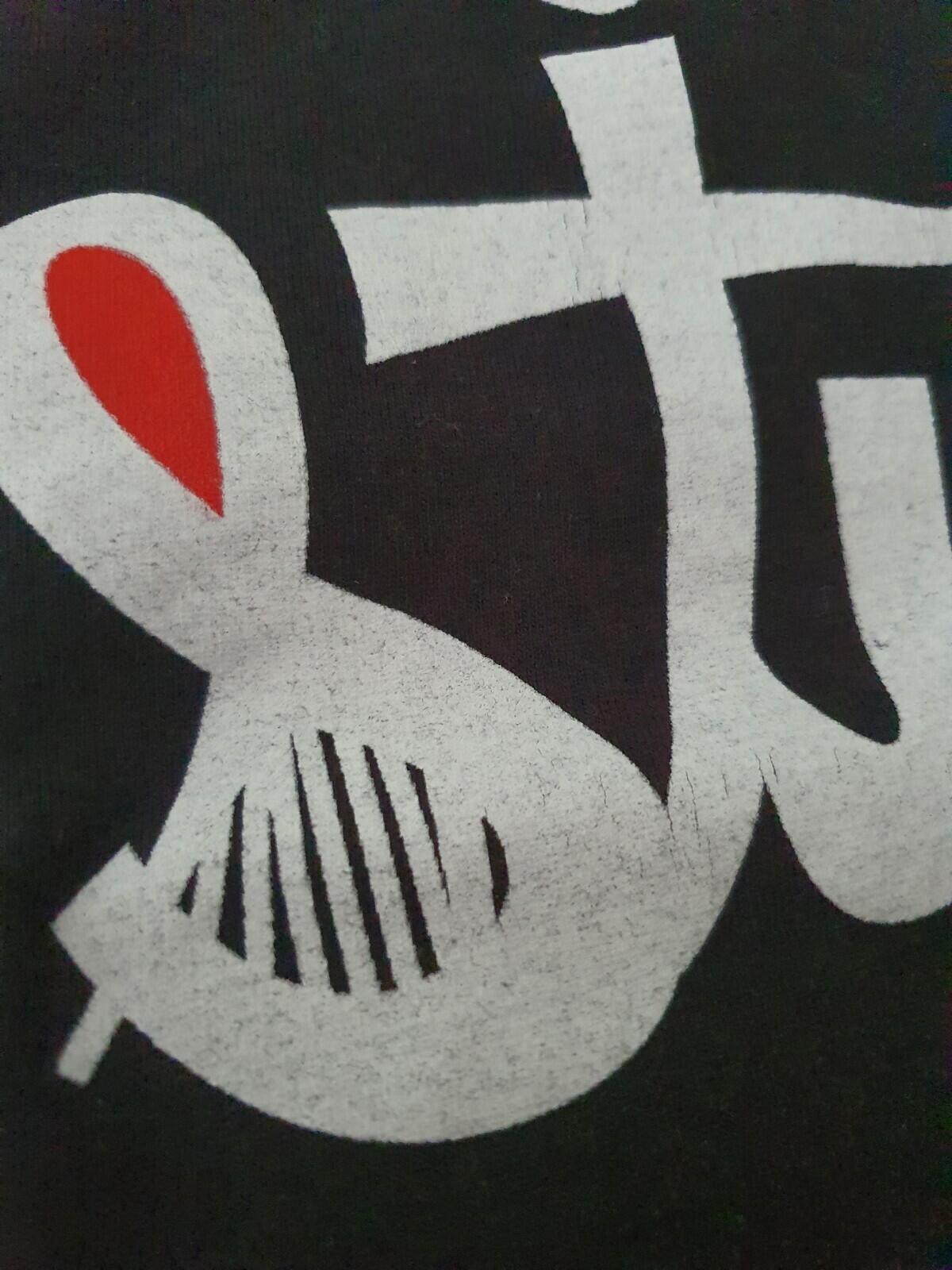 STUSSY Skull black Tee size M medium T-shirt Rare