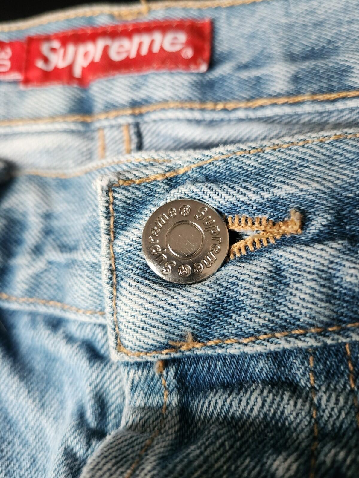 Supreme Vintage Slim Jeans Stonewashed Size 30 W30 L30 Stonewashed