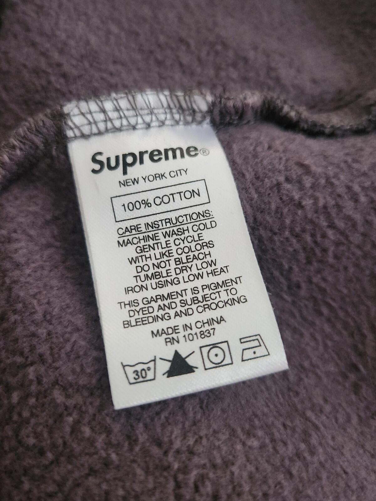 SS20 Supreme Overdyed Hooded Sweatshirt Size L Large hoodie Black Painted Camo