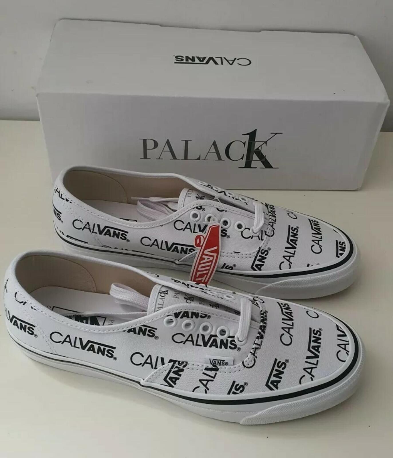 SS22 Palace Vans Calvin Klein CK1 Calvans Authentic US 11 UK 10 EUR 44.5 white