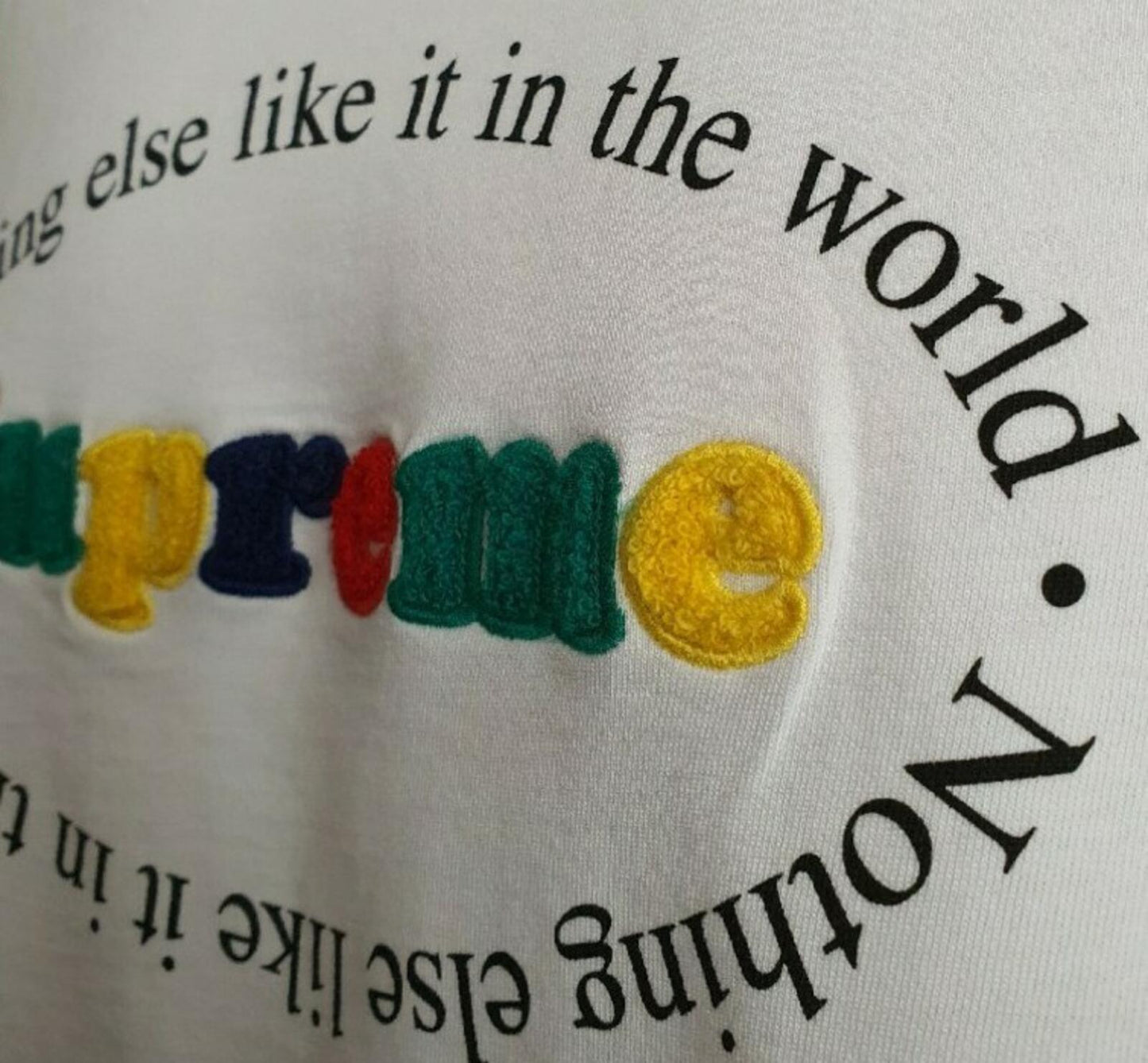 SS20 Supreme Nothing Else S/S Tee White Size L