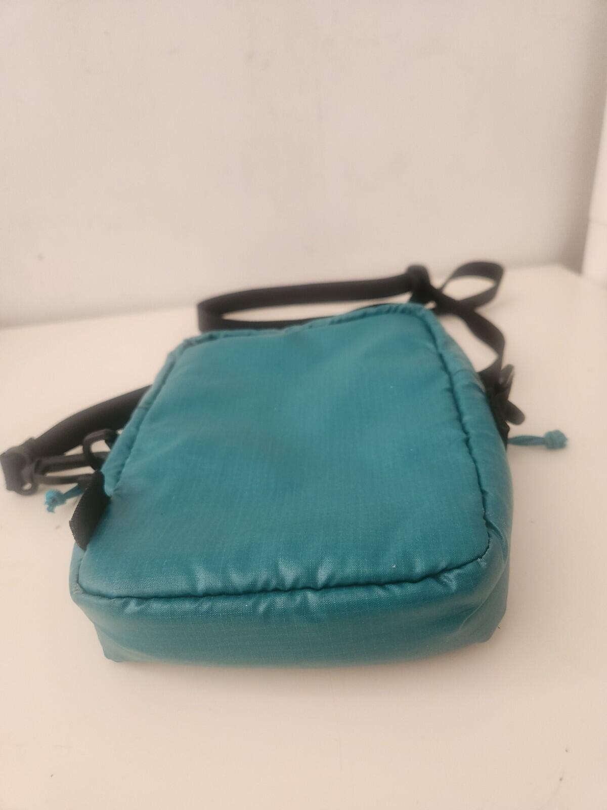 FW17 Supreme shoulder bag Dark Teal Box Logo Cordura Fabric Ripstop Nylon 1L
