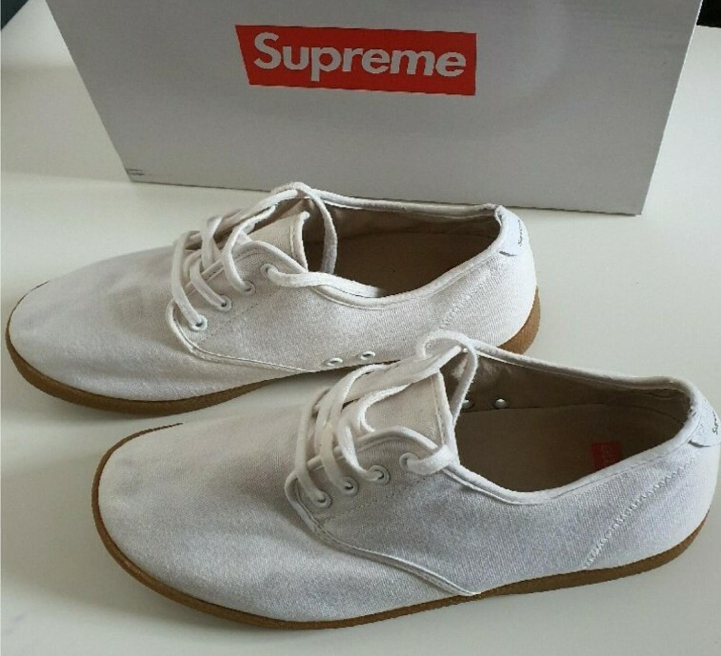 SS09 Supreme Canvas House Shoes White US 10