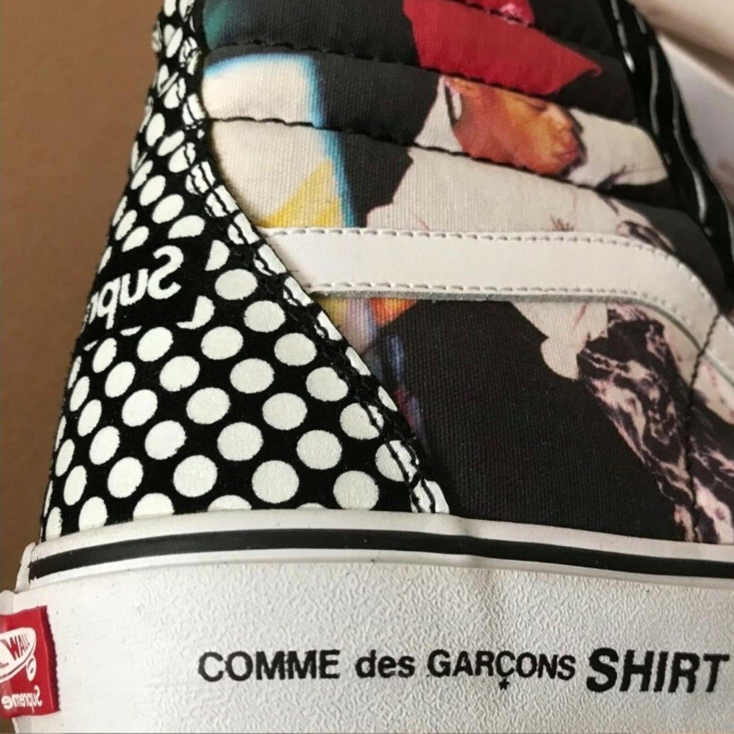 SS14 Supreme x Vans Comme Des Garçon CDG Sk8-Hi Reissue US 10 UK 9 EU 43 Vintage